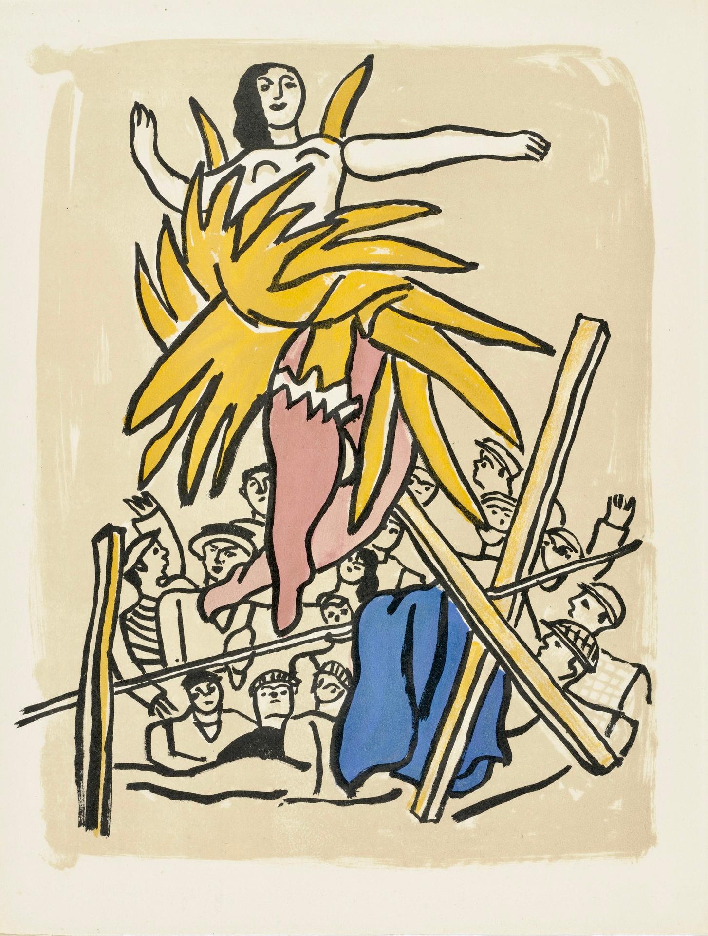 Lithograph on vélin d’Arches paper. Inscription: Unsigned and unnumbered, as issued. Good condition. Notes: From the folio, Cirque, Lithographies Originales. Published by Les Éditions Verve, Paris, under the direction of Tériade, éditeur, Paris;