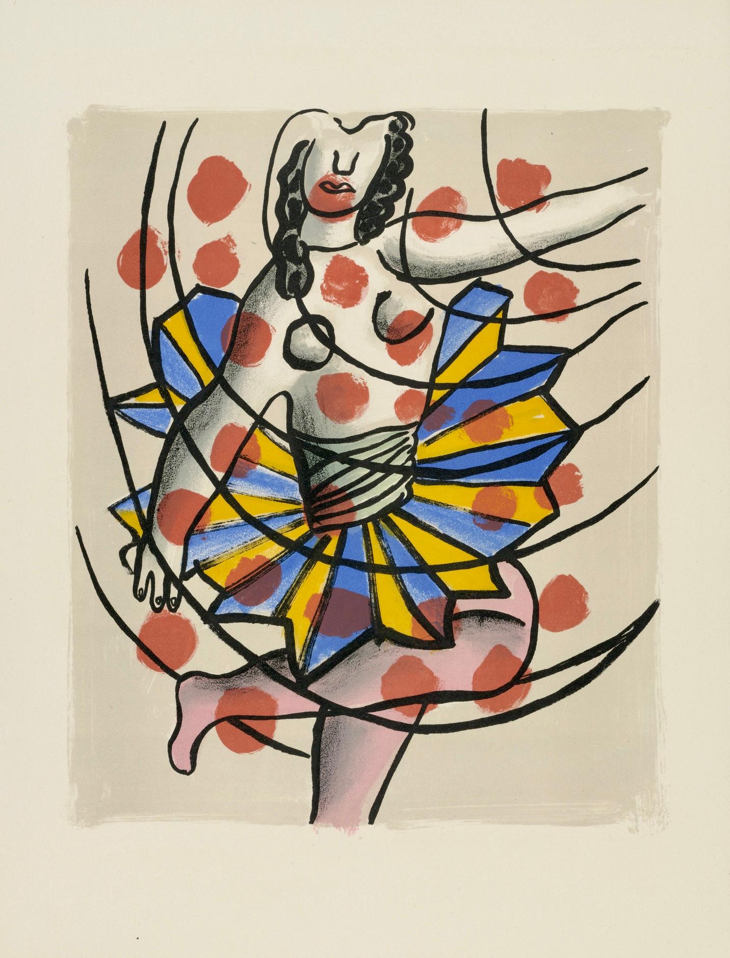 Lithograph on vélin d’Arches paper. Inscription: Unsigned and unnumbered, as issued. Good condition. Notes: From the folio, Cirque, Lithographies Originales. Published by Les Éditions Verve, Paris, under the direction of Tériade, éditeur, Paris;