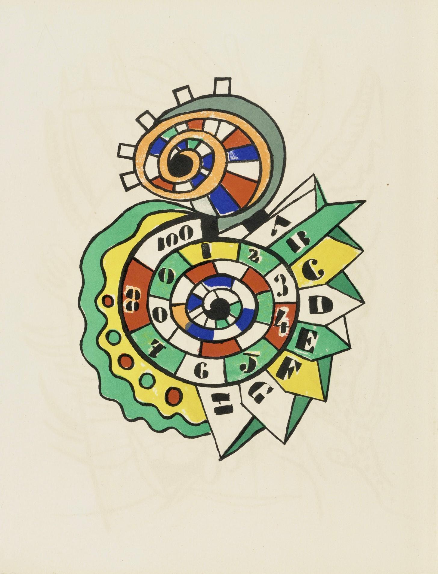 Lithograph on vélin d’Arches paper. Inscription: Unsigned and unnumbered, as issued. Good condition. Notes: From the folio, Cirque, Lithographies Originales. Published by Les Éditions Verve, Paris, under the direction of Tériade, éditeur, Paris;