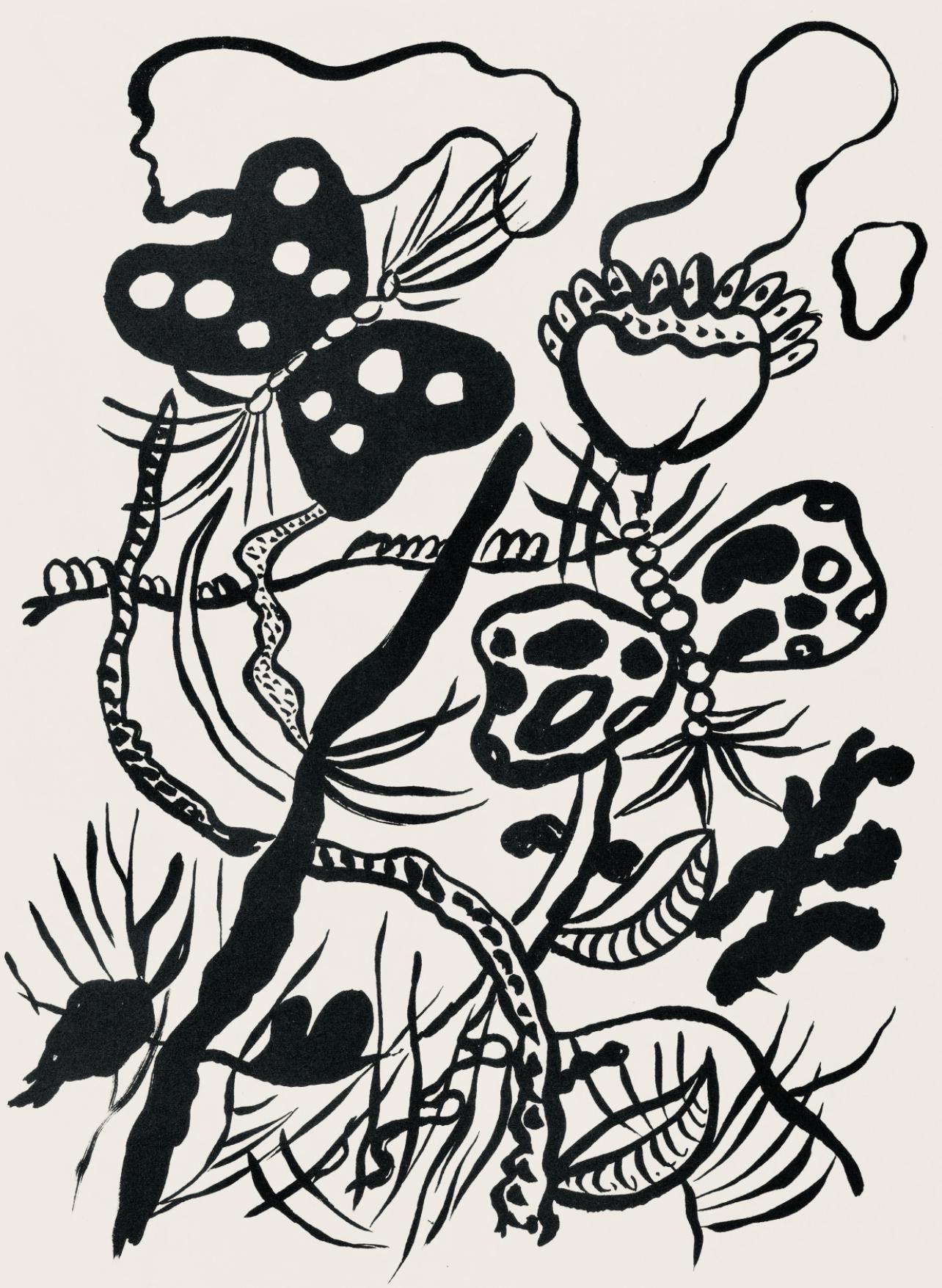 Fernand Léger Landscape Print - Composition, Cirque (Saphire, N° 44-106)