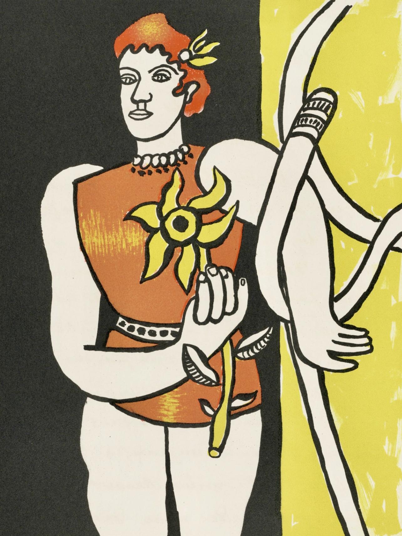 Fernand Léger Landscape Print - Composition, Cirque (Saphire, N° 44-106)