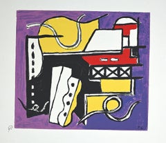Composition - Lithograph after Fernand Leger - Mid-20th Century