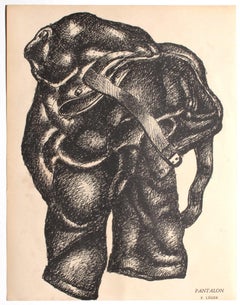 Composition - Original Lithograph on Paper by Fernand Léger - 1925