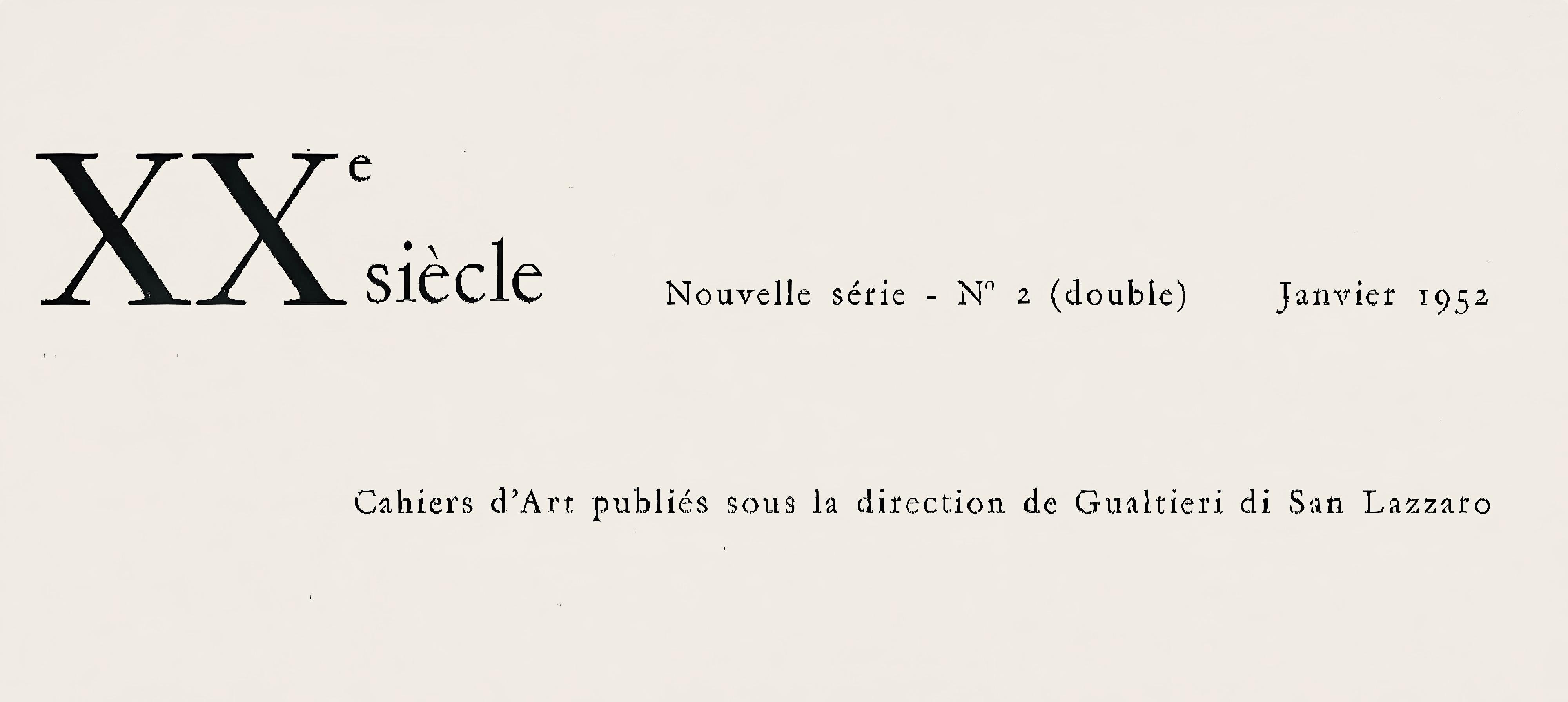 Litografía sobre papel vélin. Tamaño del papel: 12,4 x 9,65 pulgadas. Inscripción: Sin firmar y sin numerar, tal como se emitió. Referencias del catálogo razonado: Léger, Fernand, y Lawrence Saphire. Fernand Léger: La Obra Gráfica Completa. Blue