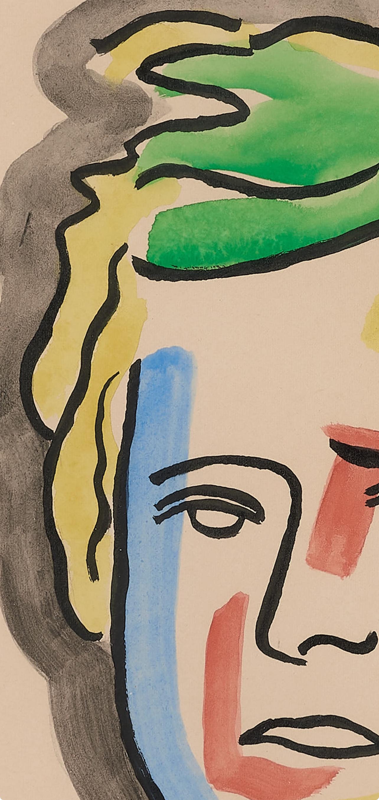 Komposition (Saphire 24-38), Les Illuminations, Fernand Léger im Angebot 2