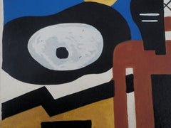 Cubist Totems - Lithograph and Stencil, 1959