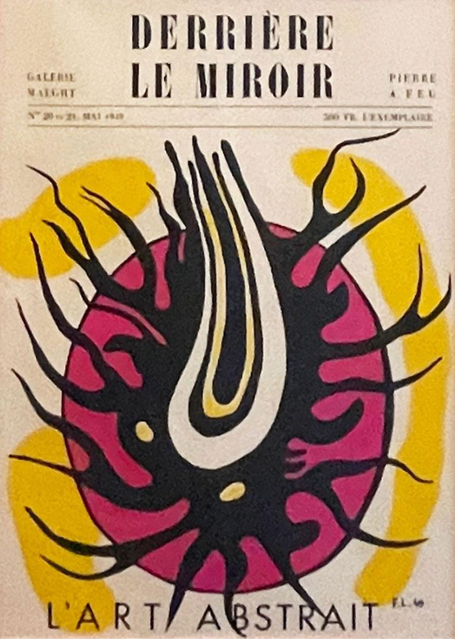 Fernand Léger - Derriere le Miroir #20-21 (Cover) For Sale at 1stDibs