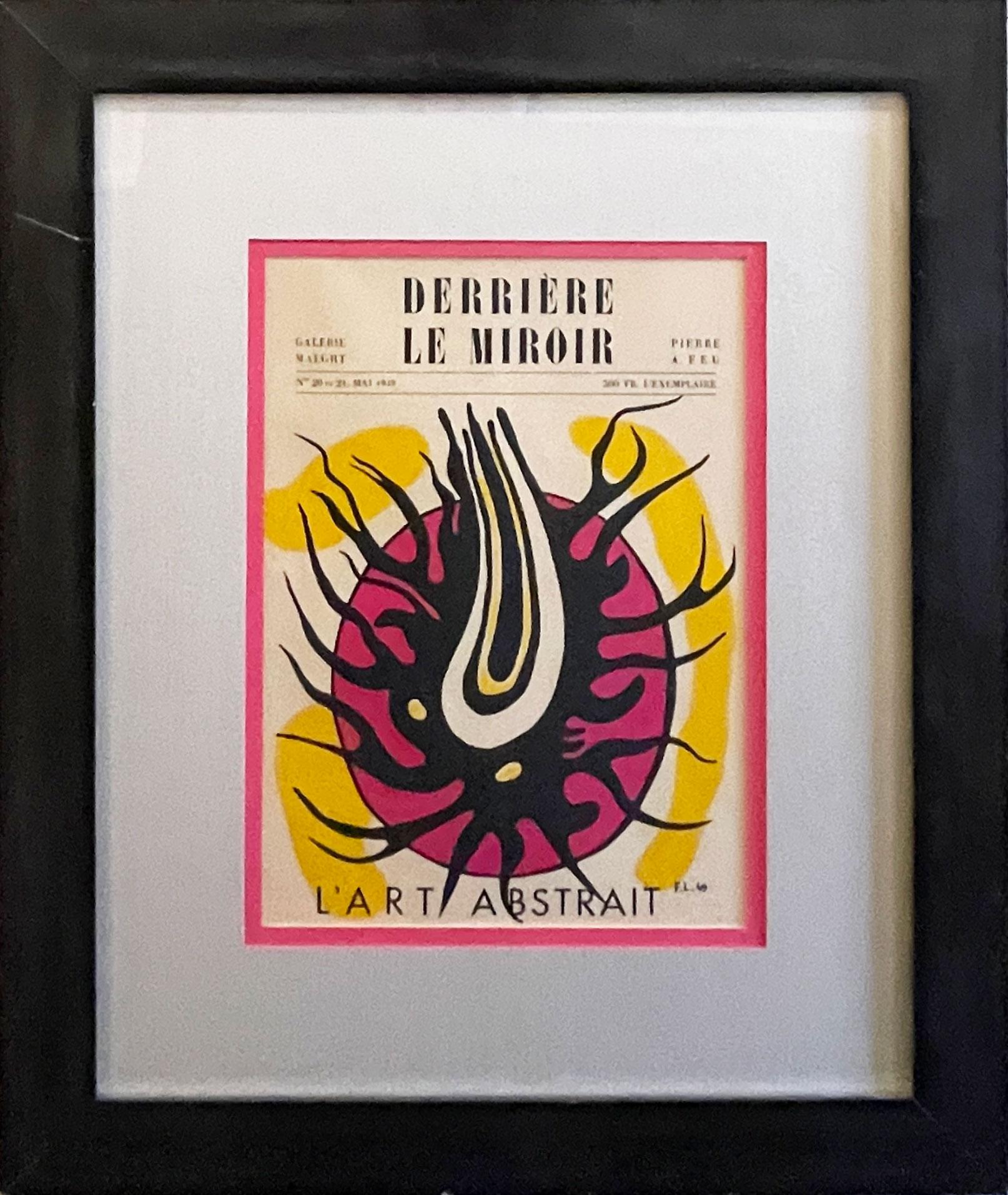 Fernand Léger Print - Derriere le Miroir #20-21 (Cover)