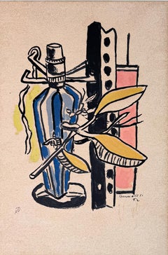 Fernand Léger (1881-1955) - Lithographie couleur sur papier - 1951