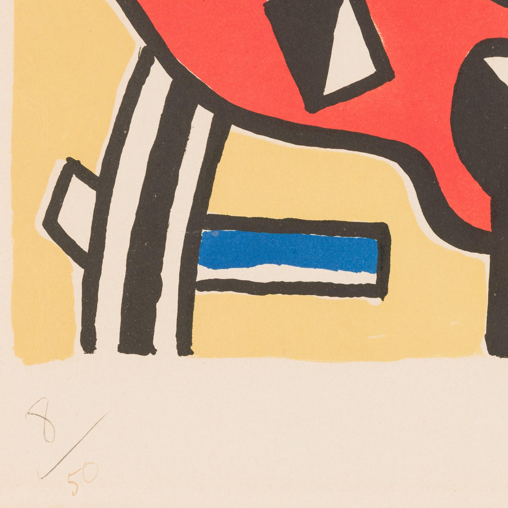 Fernand Léger (1881–1955) – Composition murale – Lithograph on paper – 1951 en venta 3