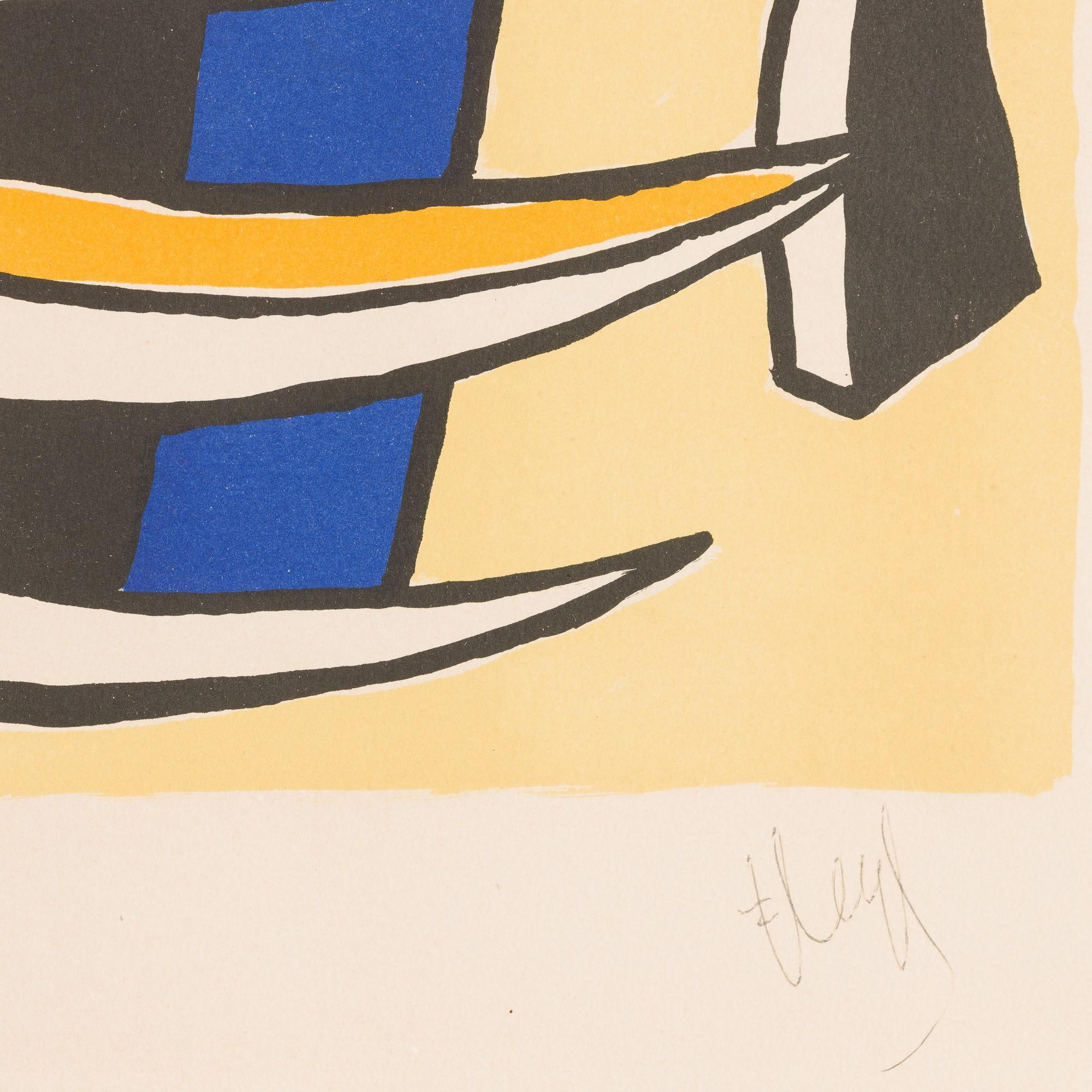 Fernand Léger (1881–1955) – Composition murale – Lithograph on paper – 1951 en venta 4