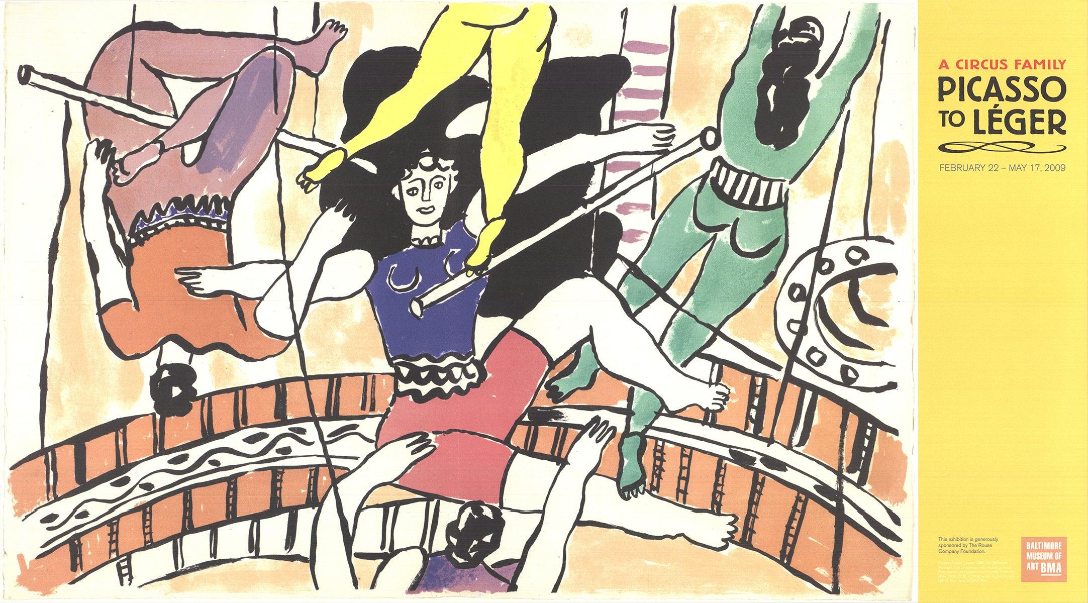Fernand Leger 'A Circus Family: Picasso to Leger' 2009- Offset Lithograph - Print by Fernand Léger