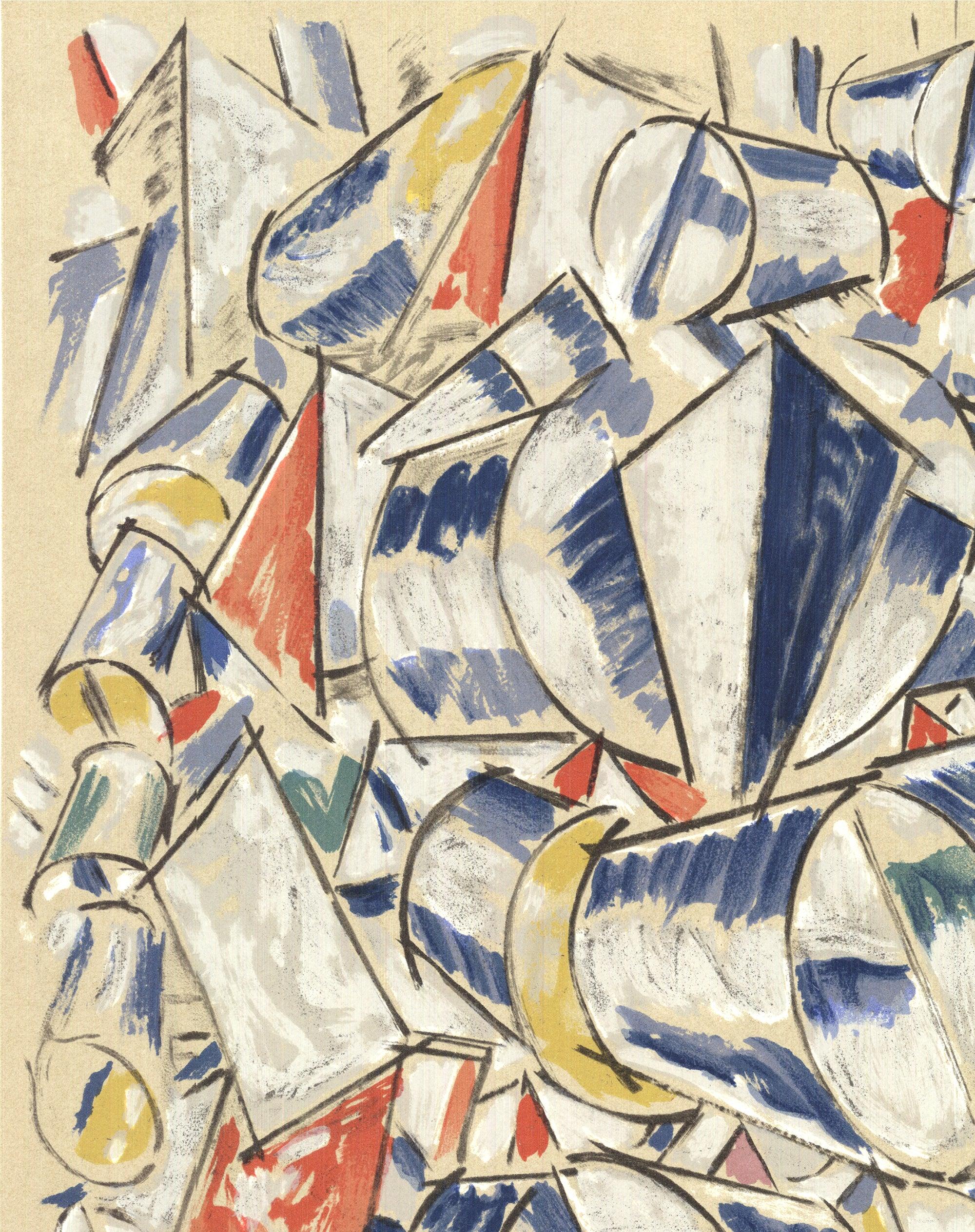 Fernand Leger 'Contrastes De Formes' 1962- Lithograph For Sale 1