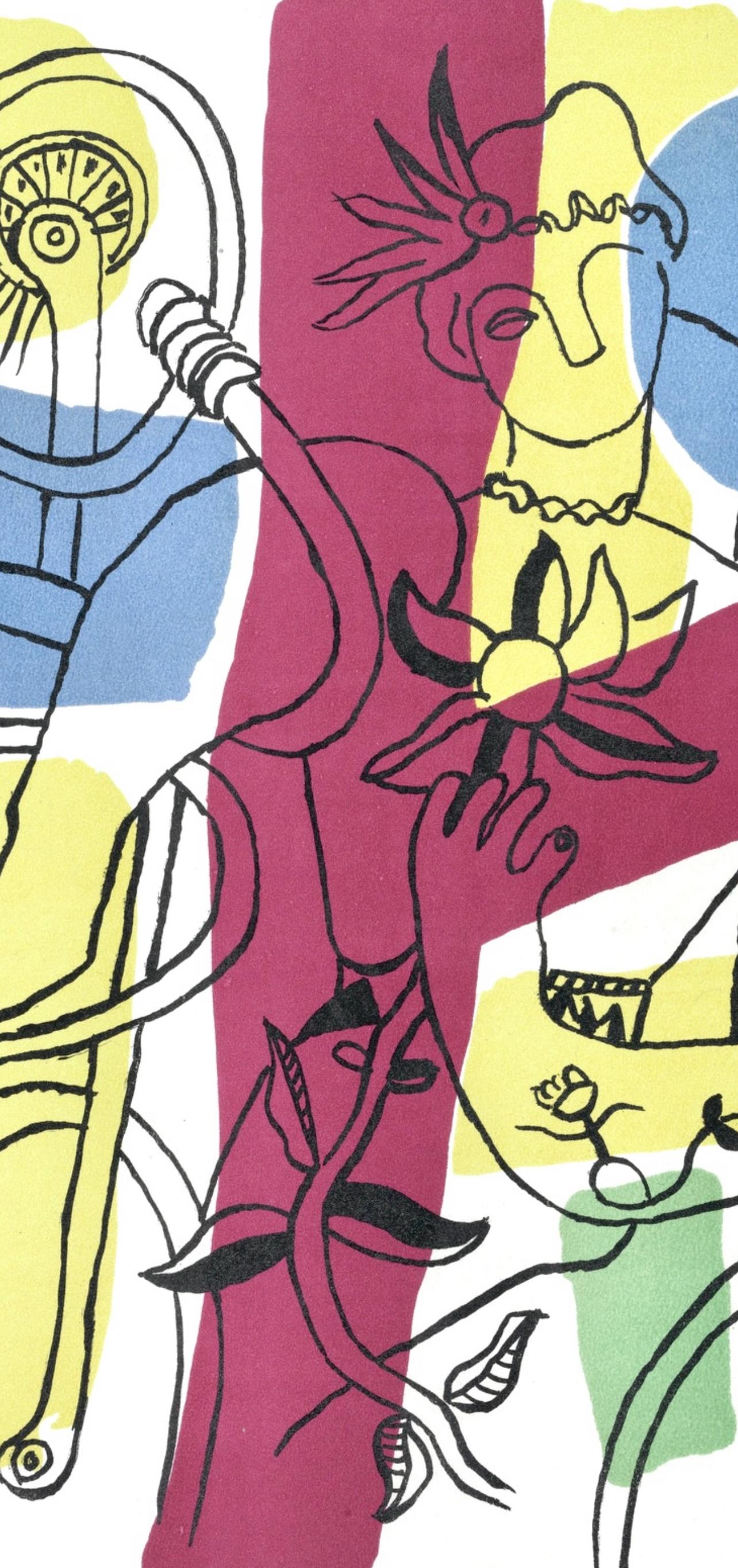 Fernand Leger, Frontispiece, from Circus, 1950 - Print by Fernand Léger