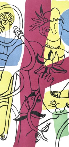 Fernand Leger, Frontispiece, from Circus, 1950