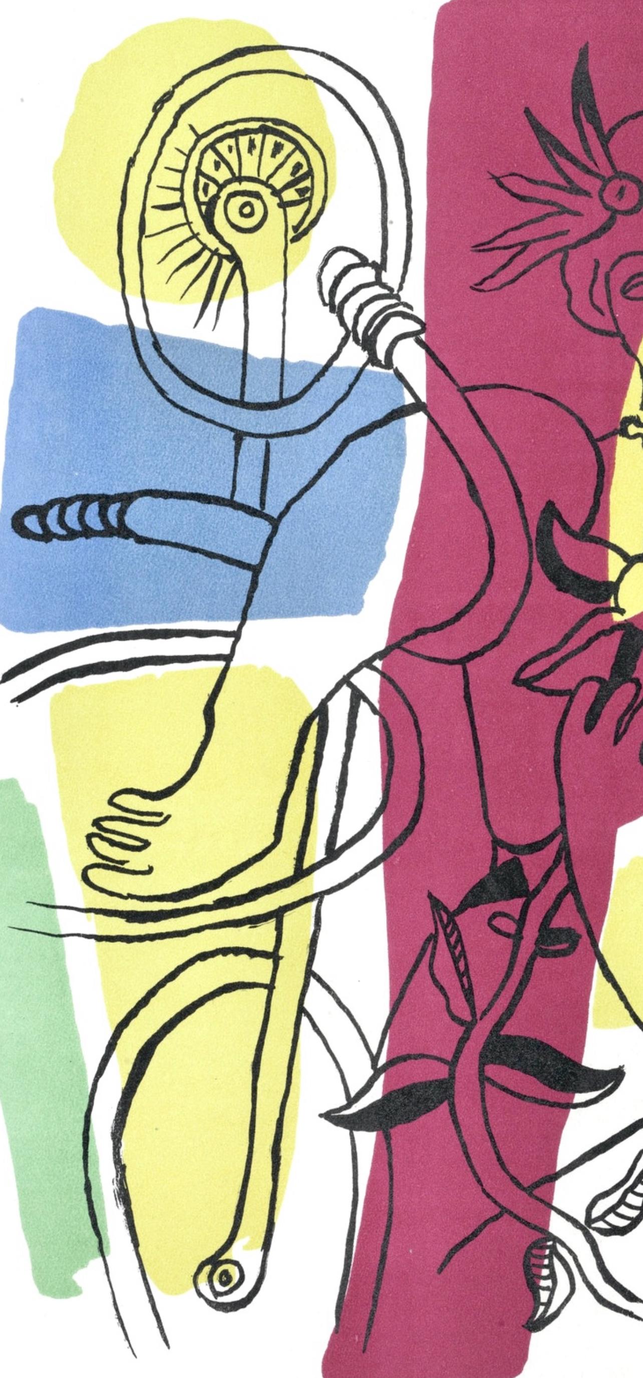 Fernand Leger, Frontispiece, from Circus, 1950 - Modern Print by Fernand Léger