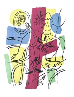 Fernand Leger, Frontispiz, aus Zirkus, 1950