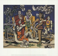 Fernand Leger 
Hommage to Jacques Louis David
 1993- Offset Lithograph