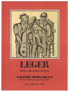 Fernand Leger 'Huiles, Aquarelles & Dessins' 1975- Lithograph