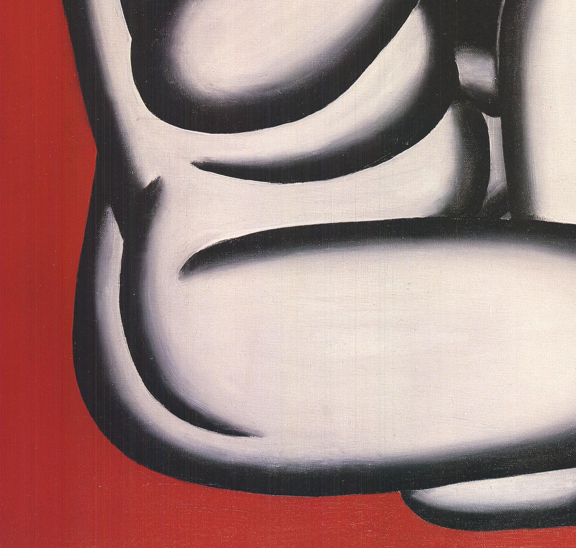 Fernand Leger „Akt auf rotem Hintergrund“, Poster, Fernand Leger, 1982 im Angebot 2