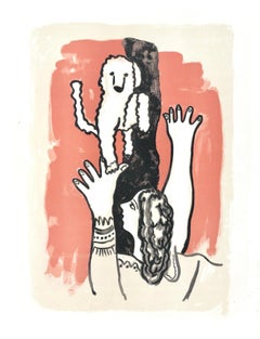 Fernand Leger, Tafel 31, aus Zirkus, 1950