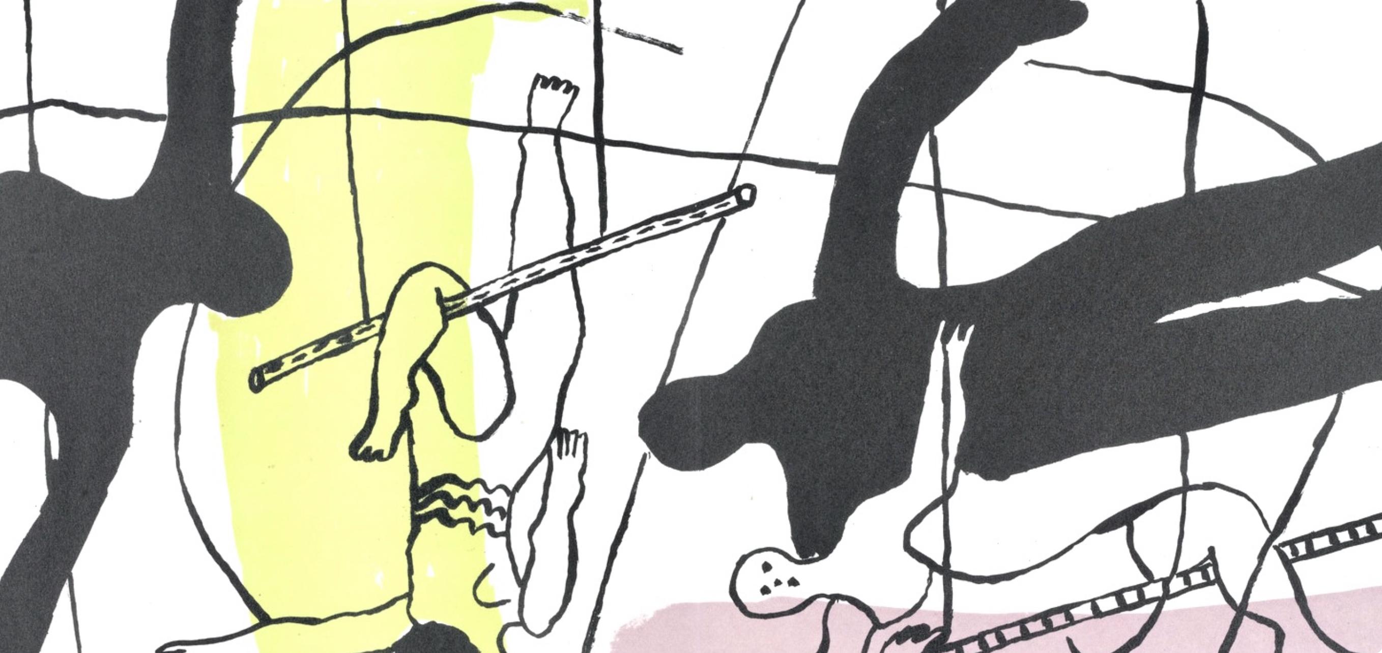 Fernand Leger, Plate 52-53, from Circus, 1950 - Modern Print by Fernand Léger