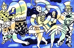 Fernand Leger, Tafel 84-85, aus Zirkus, 1950