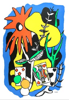Fernand Leger, The King of Hearts, S.P.25., School Prints Ltd., 1949 (after)