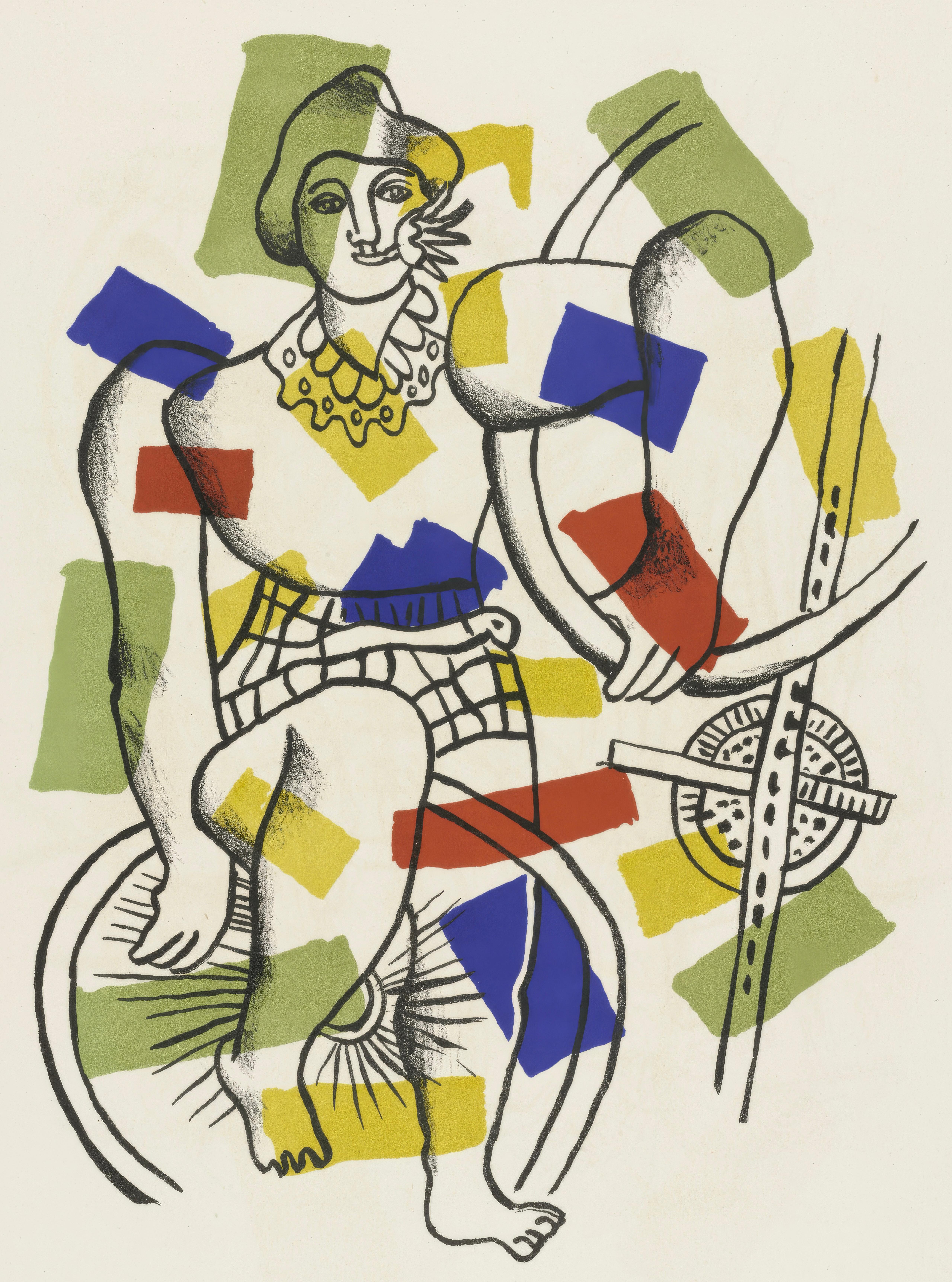 Figurative Print de Fernand Léger - Fernand Leger, Sin título, de Circo, 1950
