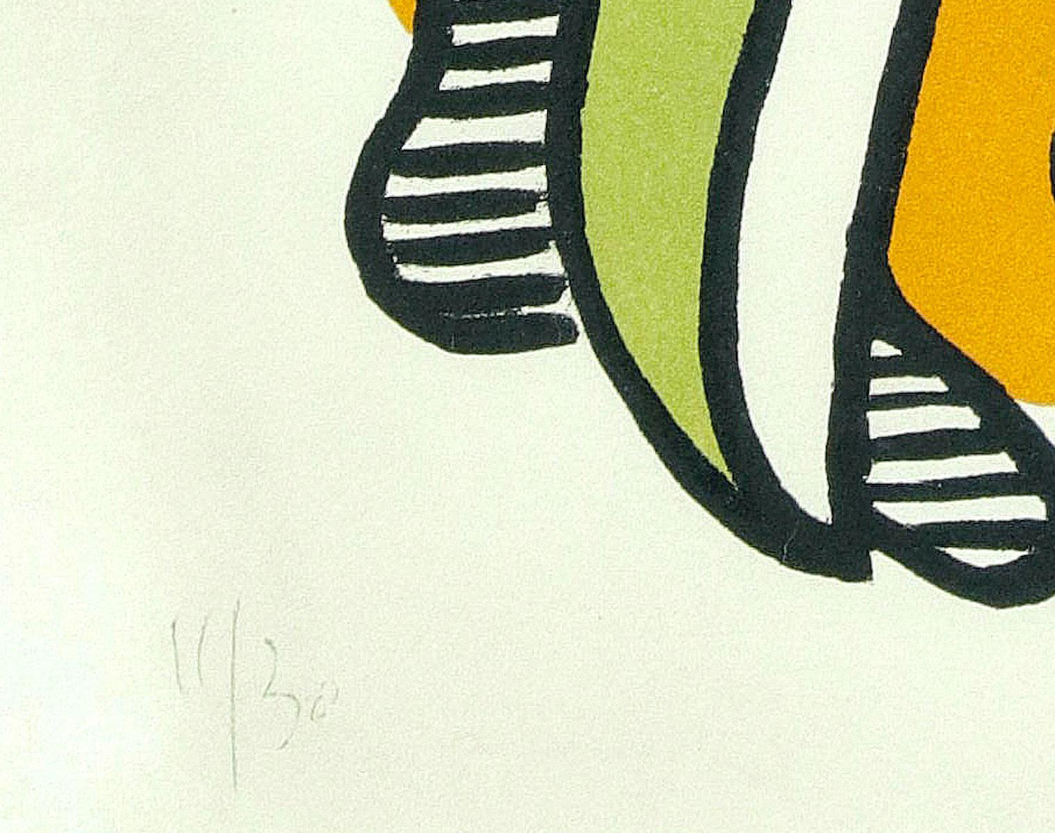 Fleur.  Lithographie von Fernand Léger - 1952 im Angebot 3