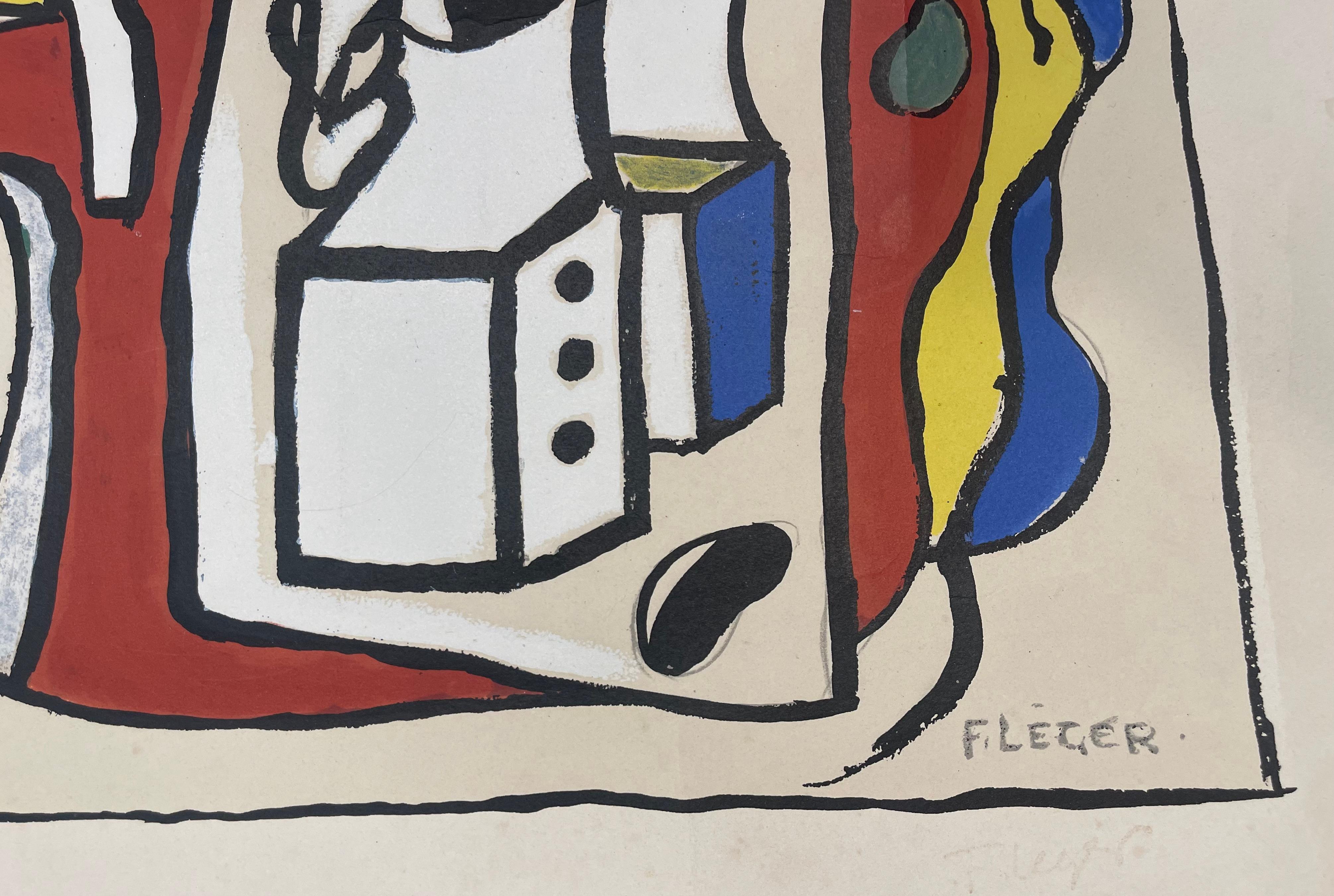 French Modern Art by Fernand Léger - Untitled For Sale 6