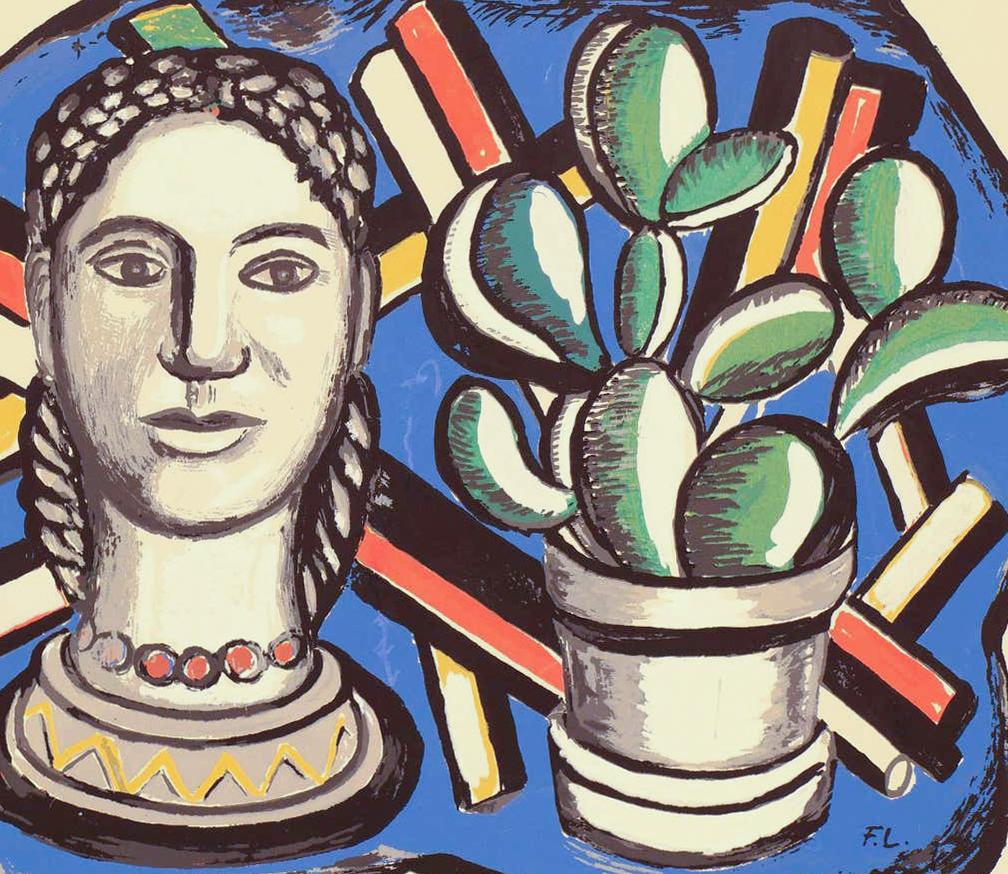 Head and Plant  - Print by Fernand Léger