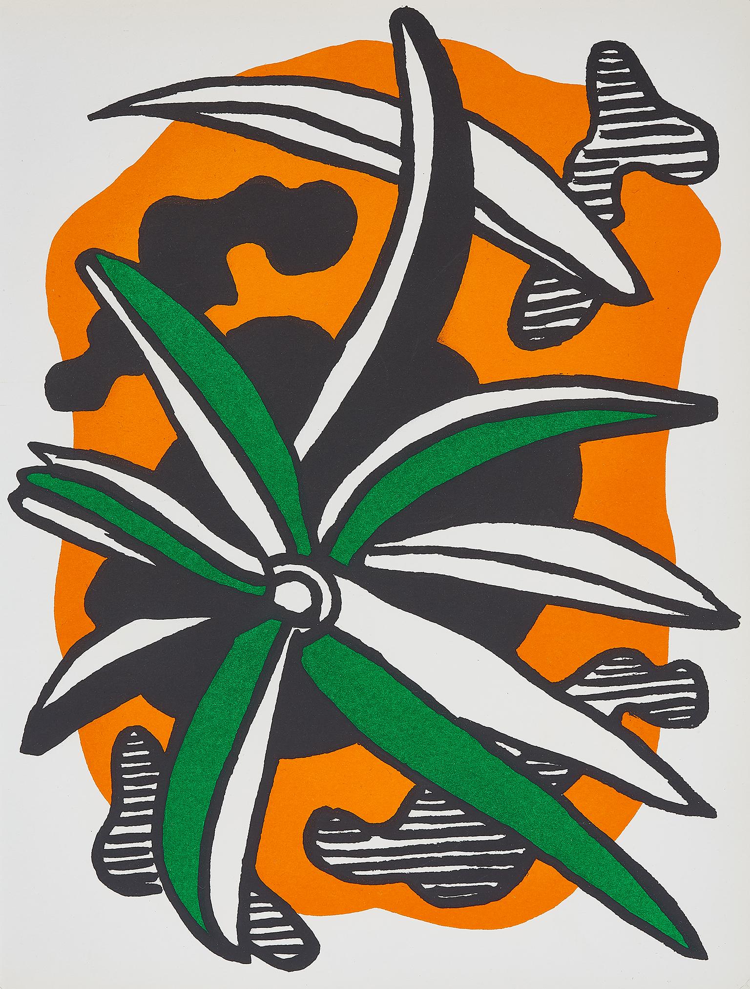 la fleur - Print by Fernand Léger