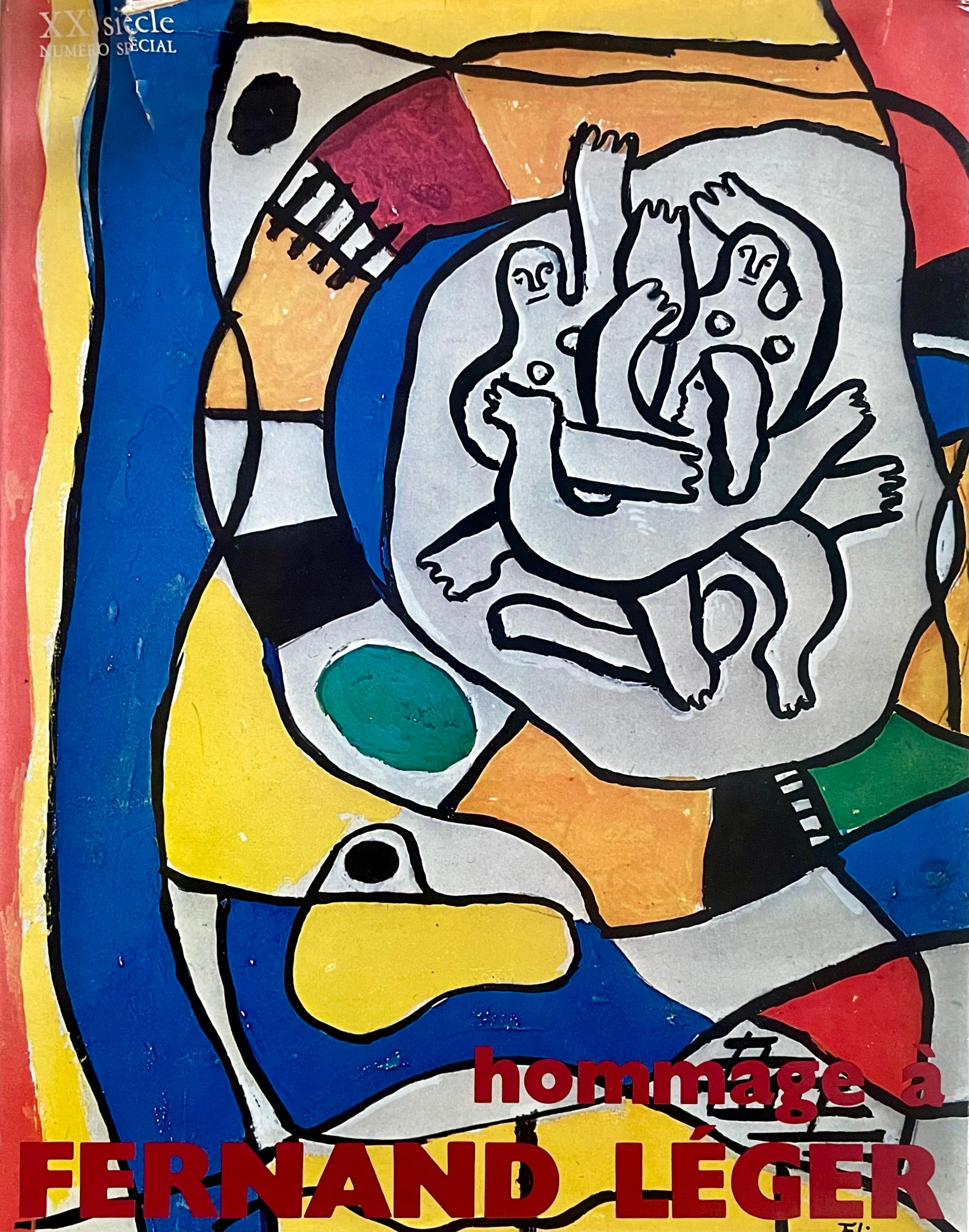la fleur - Beige Still-Life Print by Fernand Léger