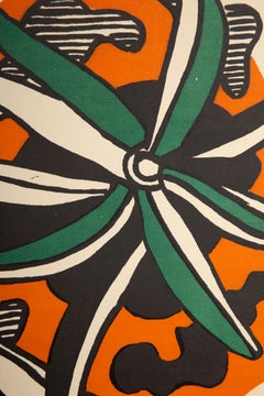 La Fleur, Modern Lithograph by Fernand Leger