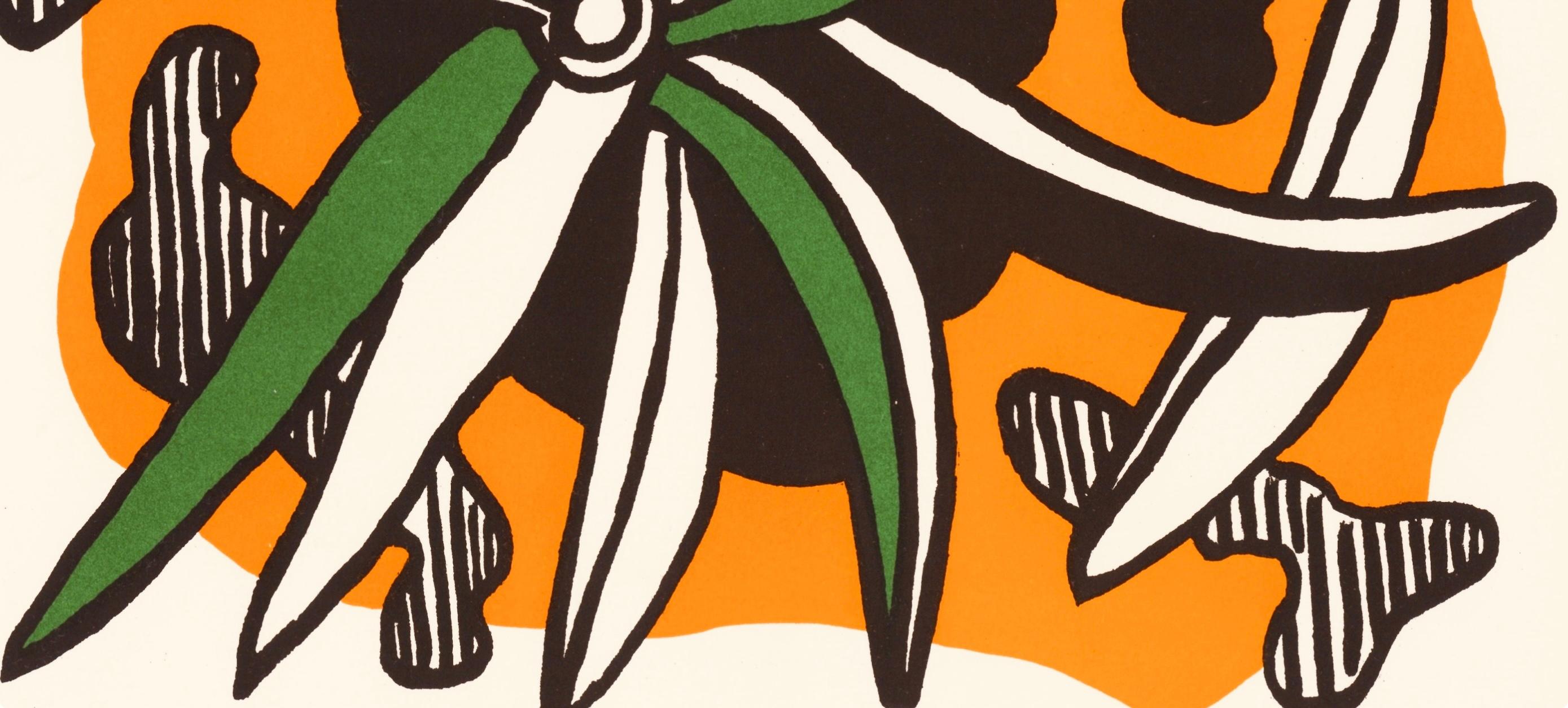 Composición (Saphire 120), Société internationale d'art XXe siècle - Still-Life Print Blanco de Fernand Léger