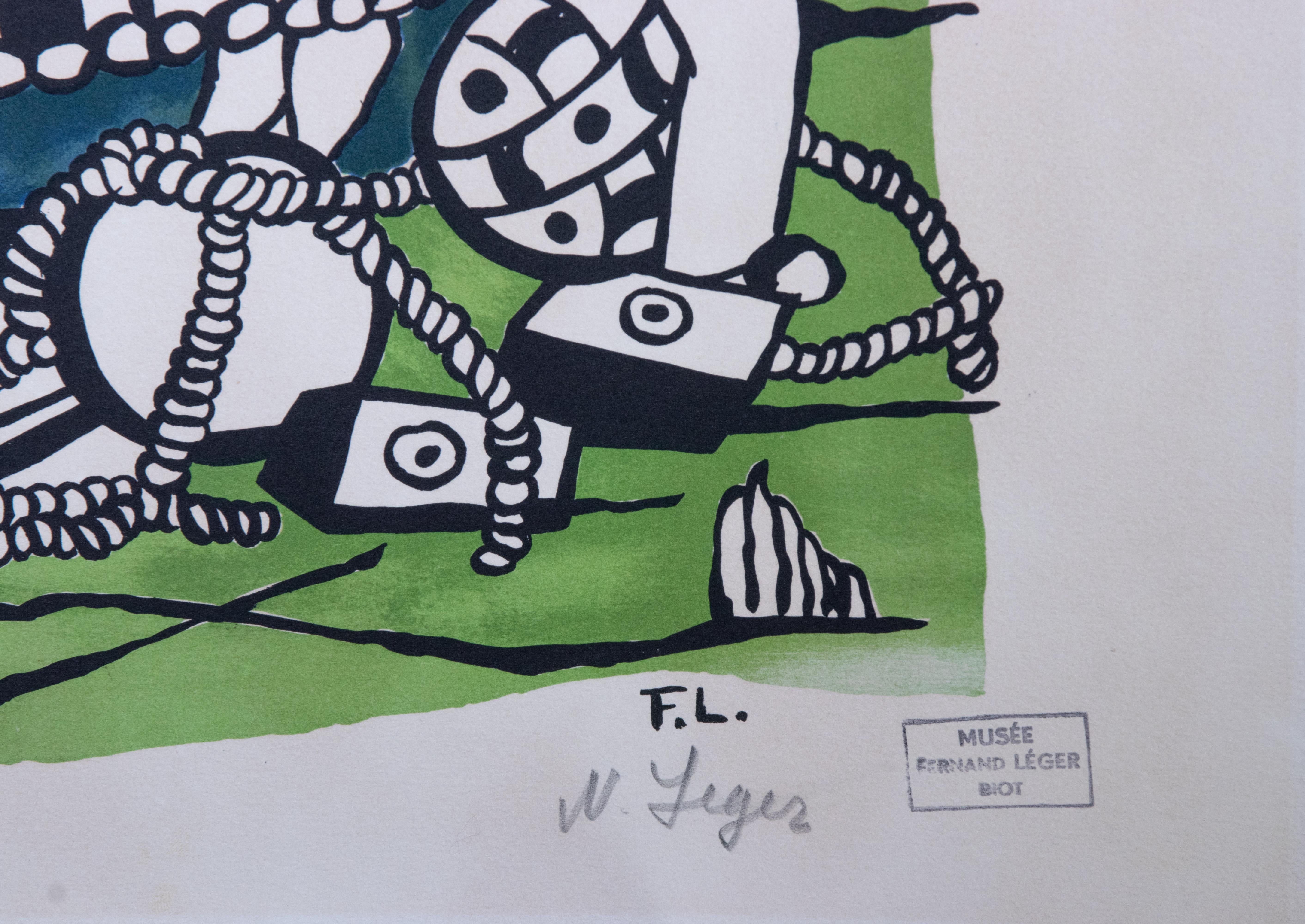La Grande Parade - Original Lithograph After Fernand Léger­ - 1950s 1