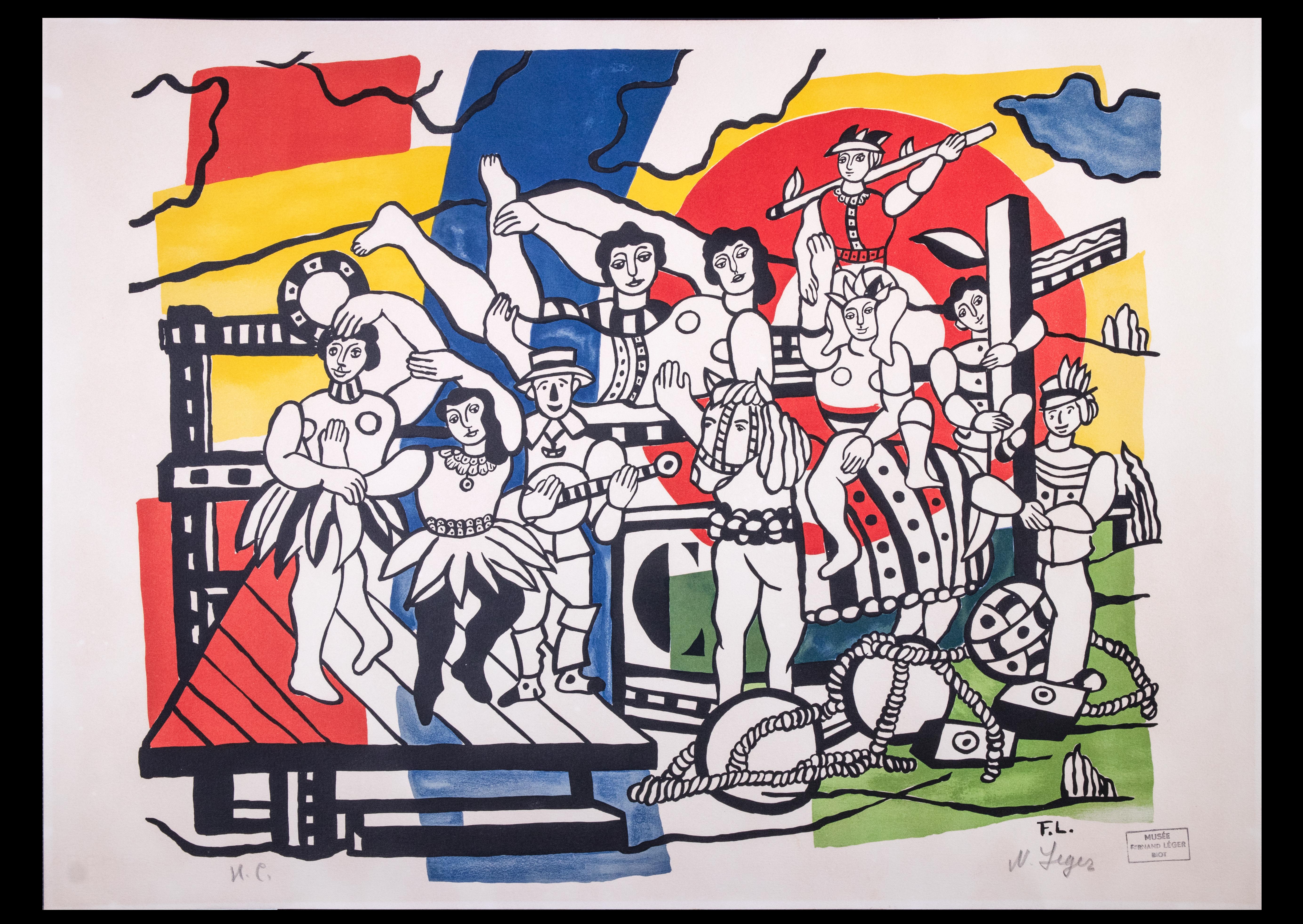 La Grande Parade - Original Lithograph After Fernand Léger­ - 1950s 2