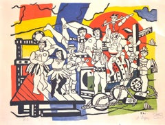 La Grande Parade - Original Lithograph After Fernand Léger­ - 1950s