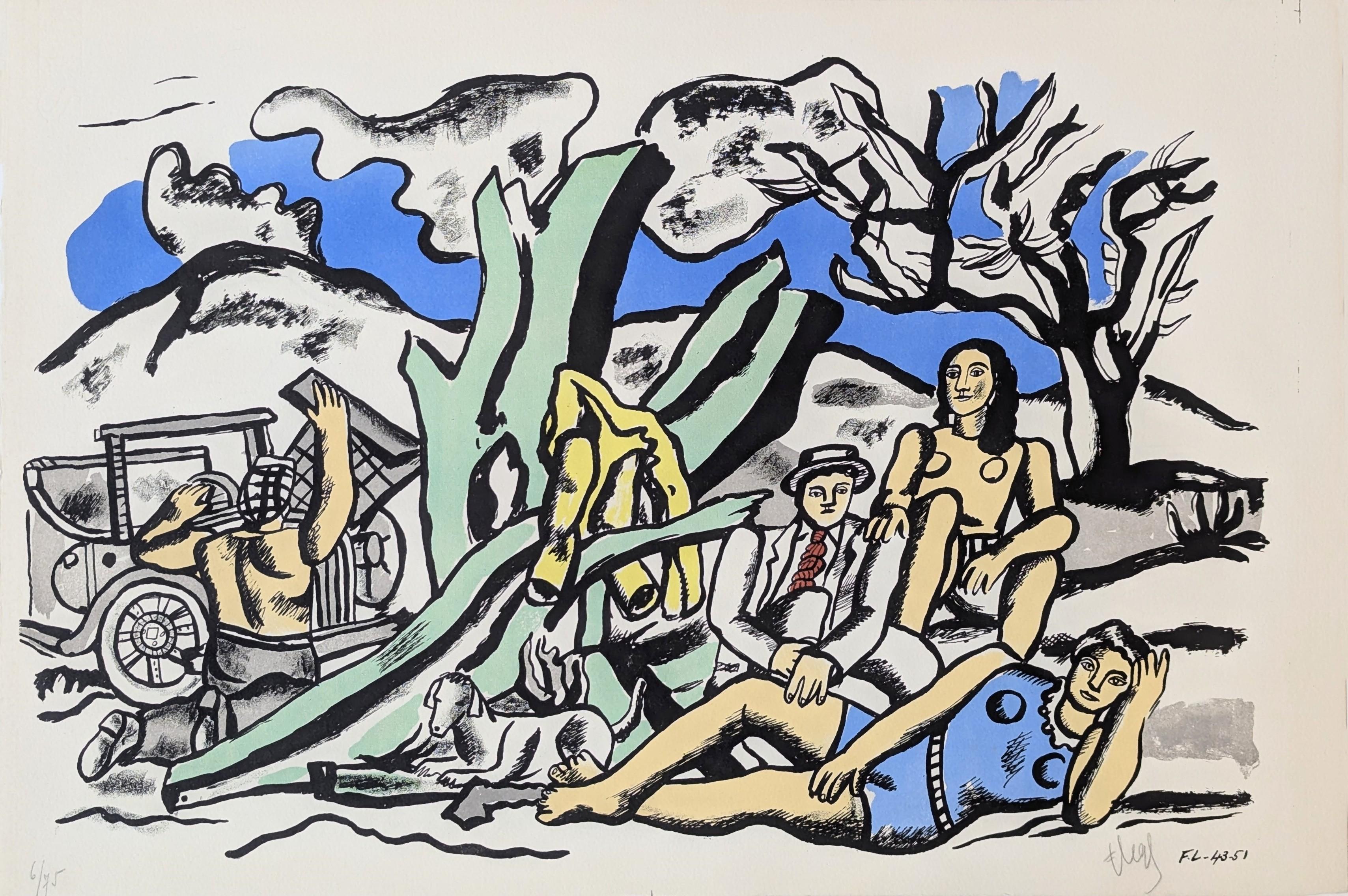 La Partie de Campagne - Print by Fernand Léger