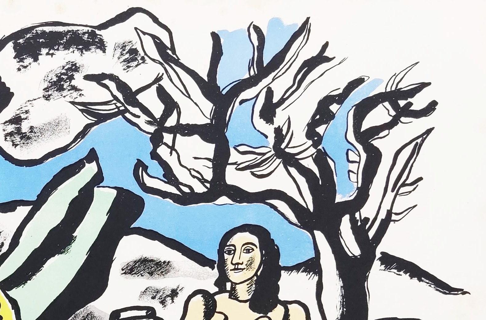 La Partie de Campagne - Surrealist Print by Fernand Léger