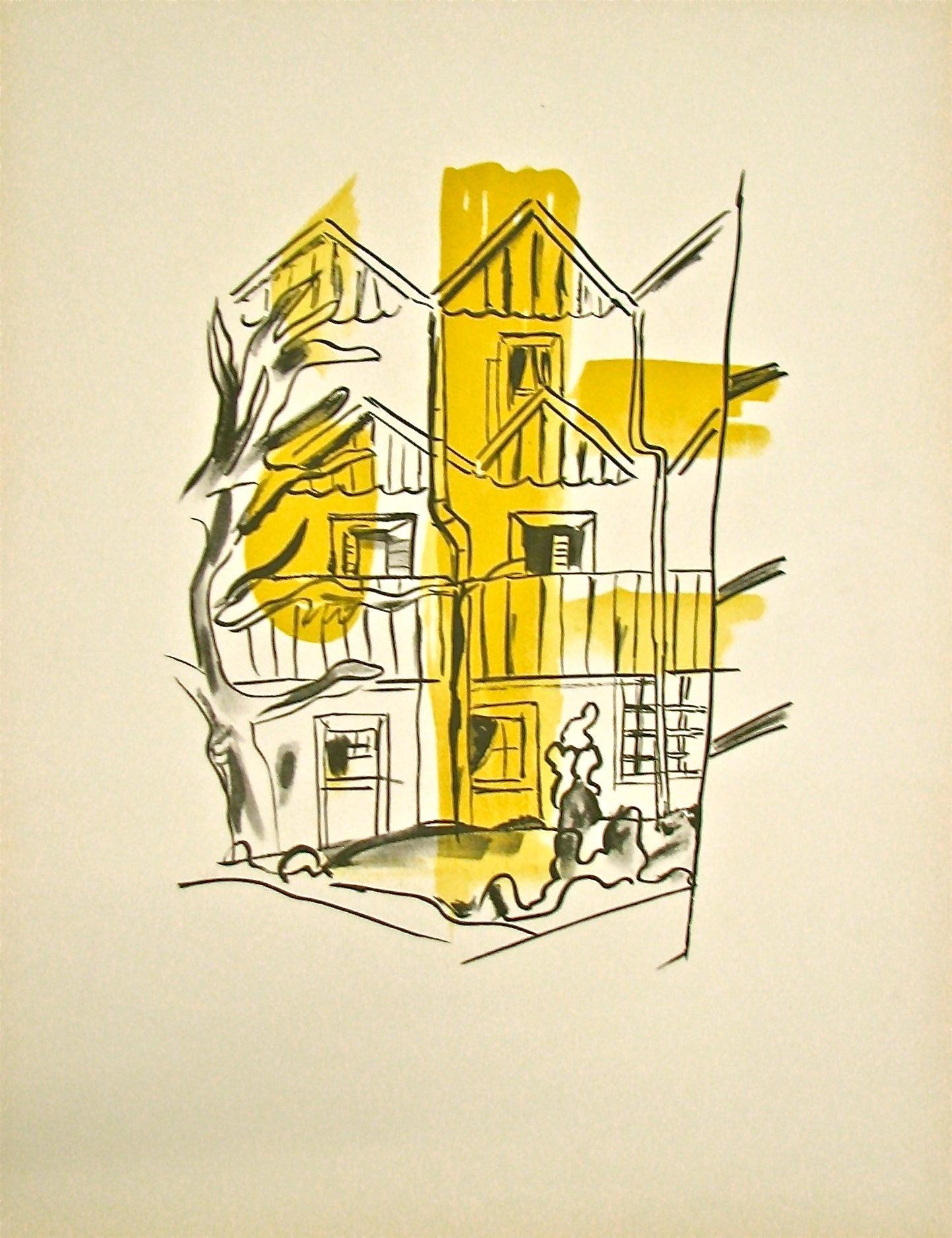 Artiste : Fernand Léger

Médium : Lithographie, 1959 

Dimensions : 26 x 20 in, 66 x 50.8 cm

Papier Arches - Bon état A

Cette lithographie de Fernand Léger est tirée du portfolio intitulé "La Ville", qui se compose de 29 lithographies présentant
