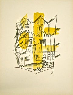Vintage La Ruche - "La Ville" (after) Fernand Leger, 1959