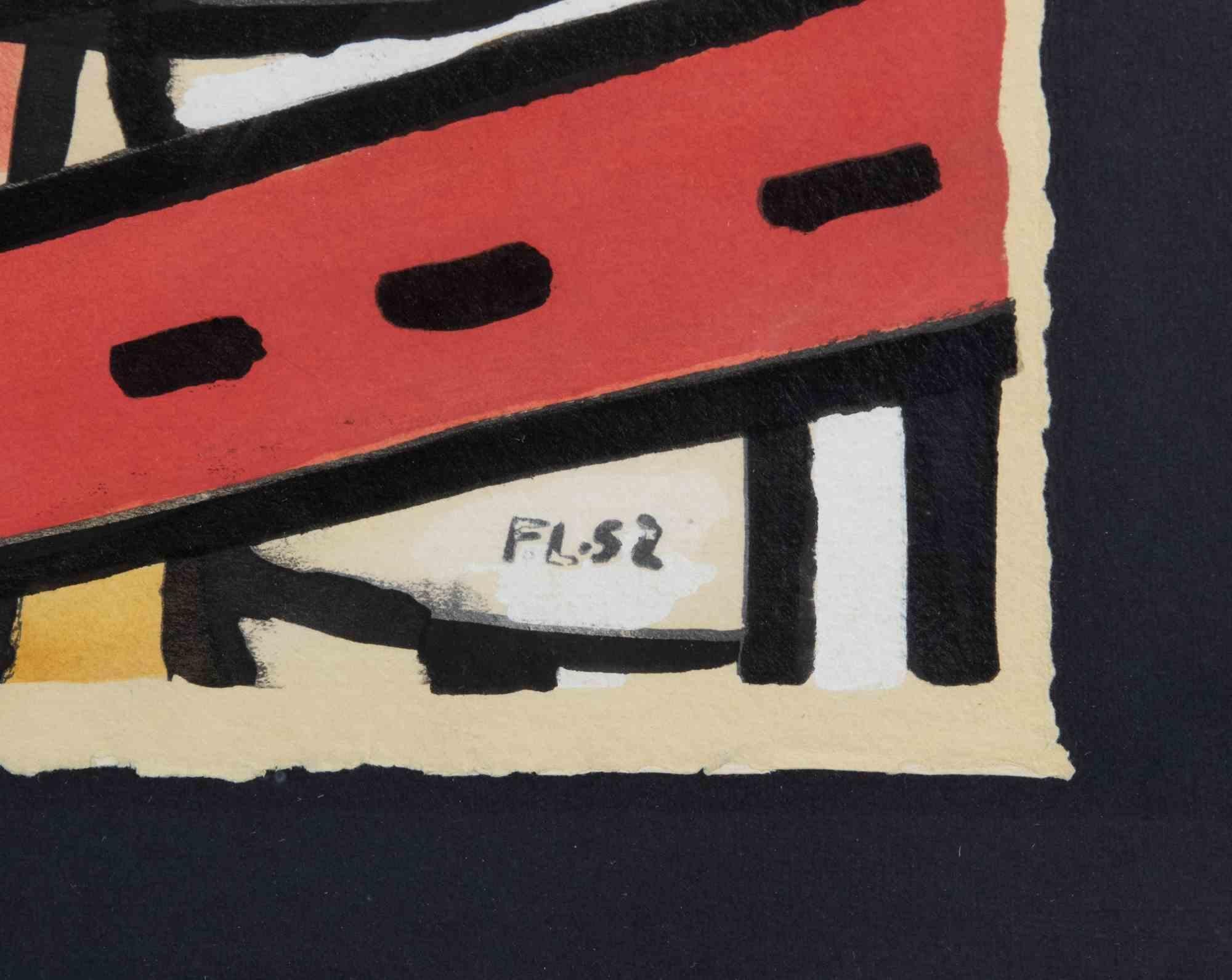 La Vache et la Chaise - Lithograph after Fernand Léger - 1959 For Sale 2