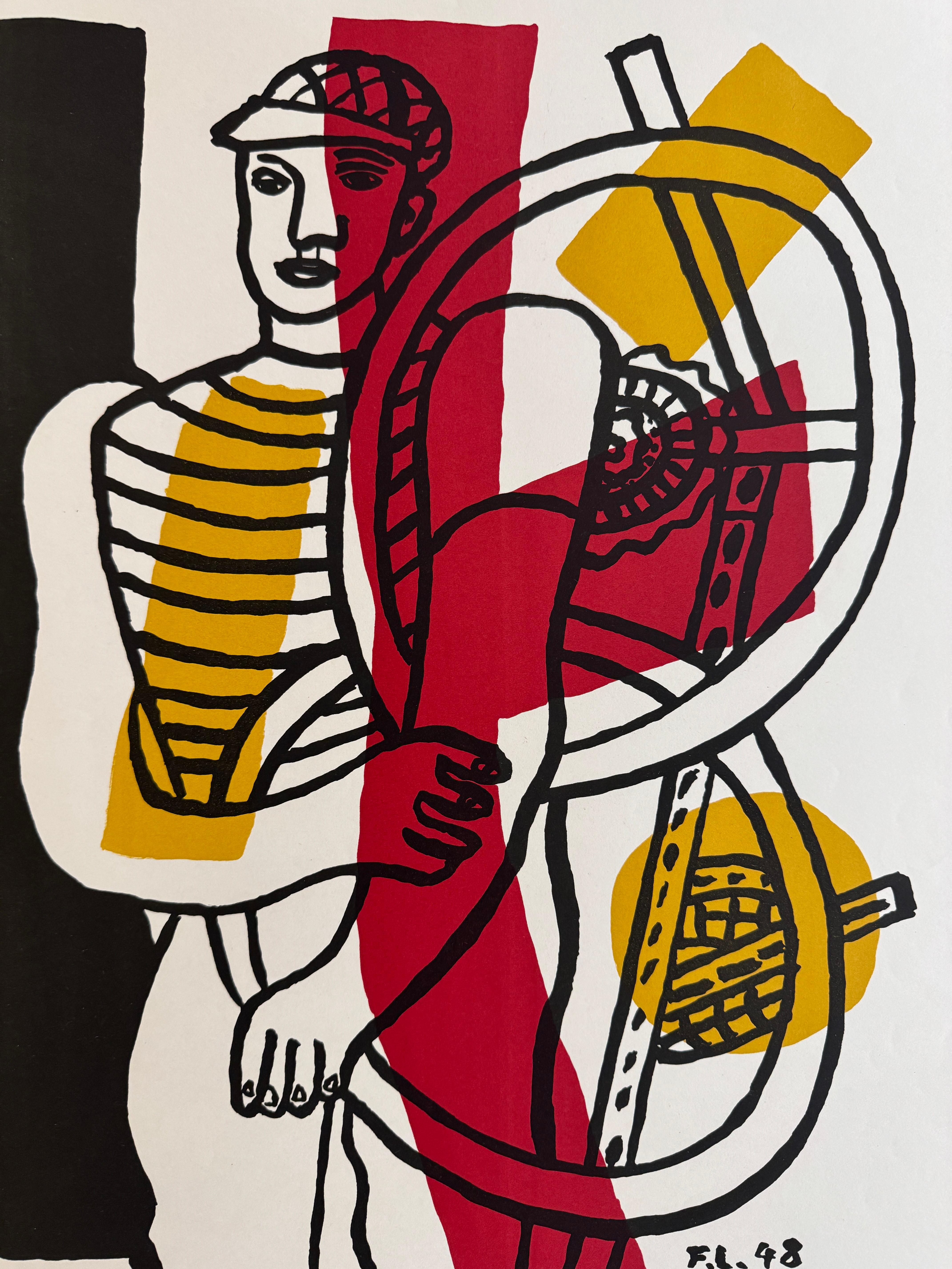 Le Travail by Fernand Leger, 1951 For Sale 2