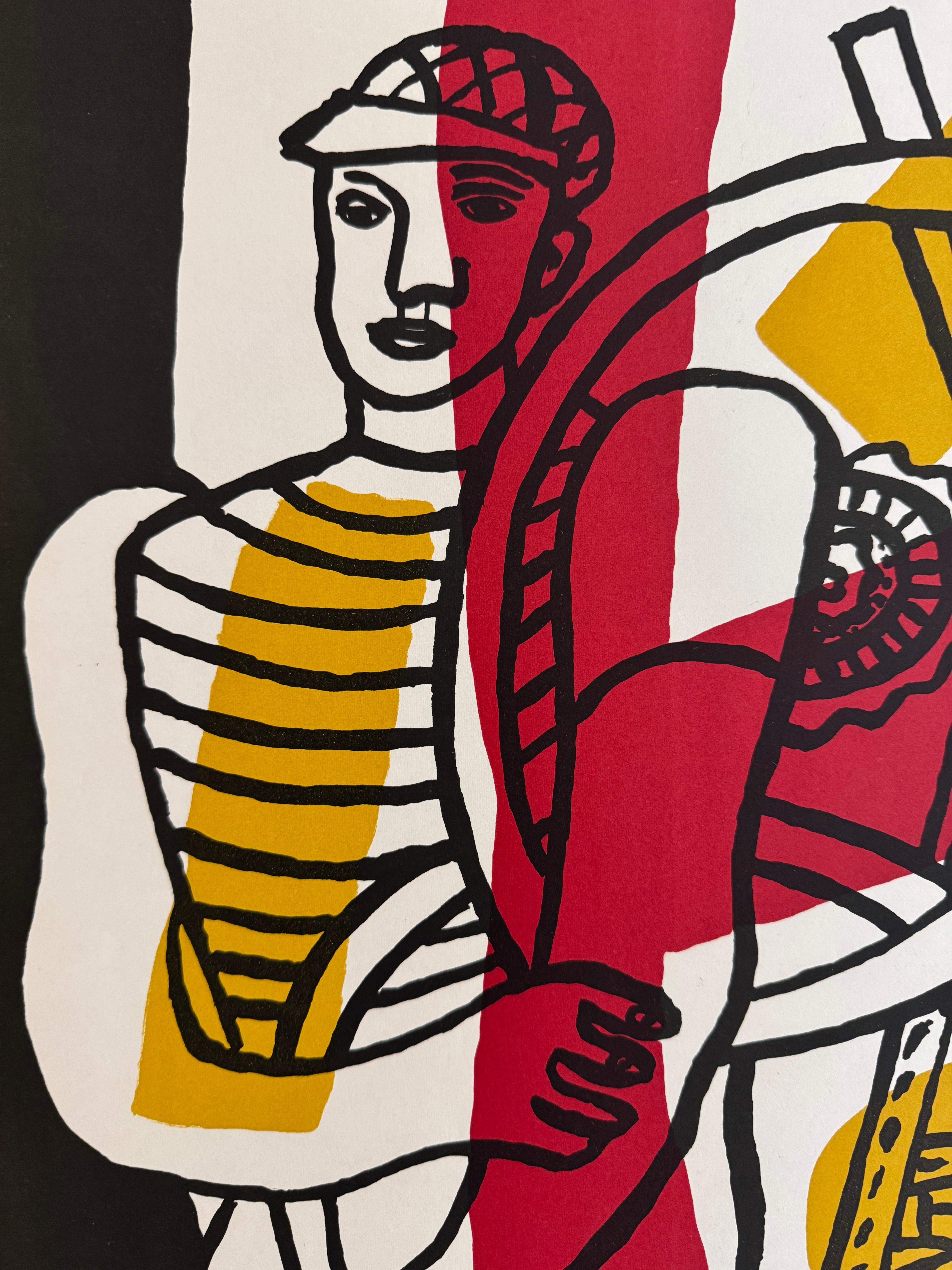 Le Travail by Fernand Leger, 1951 For Sale 3