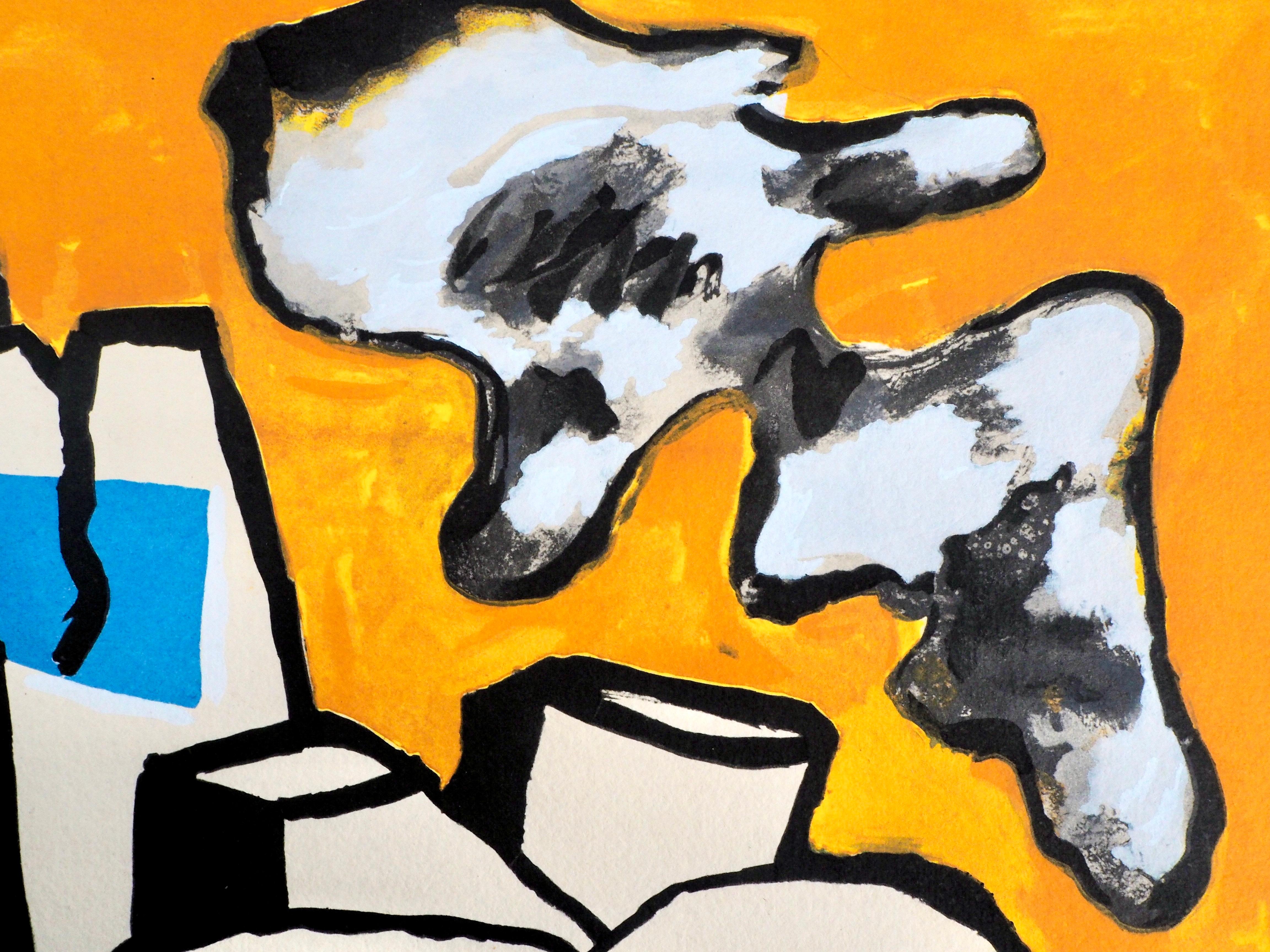 Léger, Composition, Contrastes (after) - Print by Fernand Léger