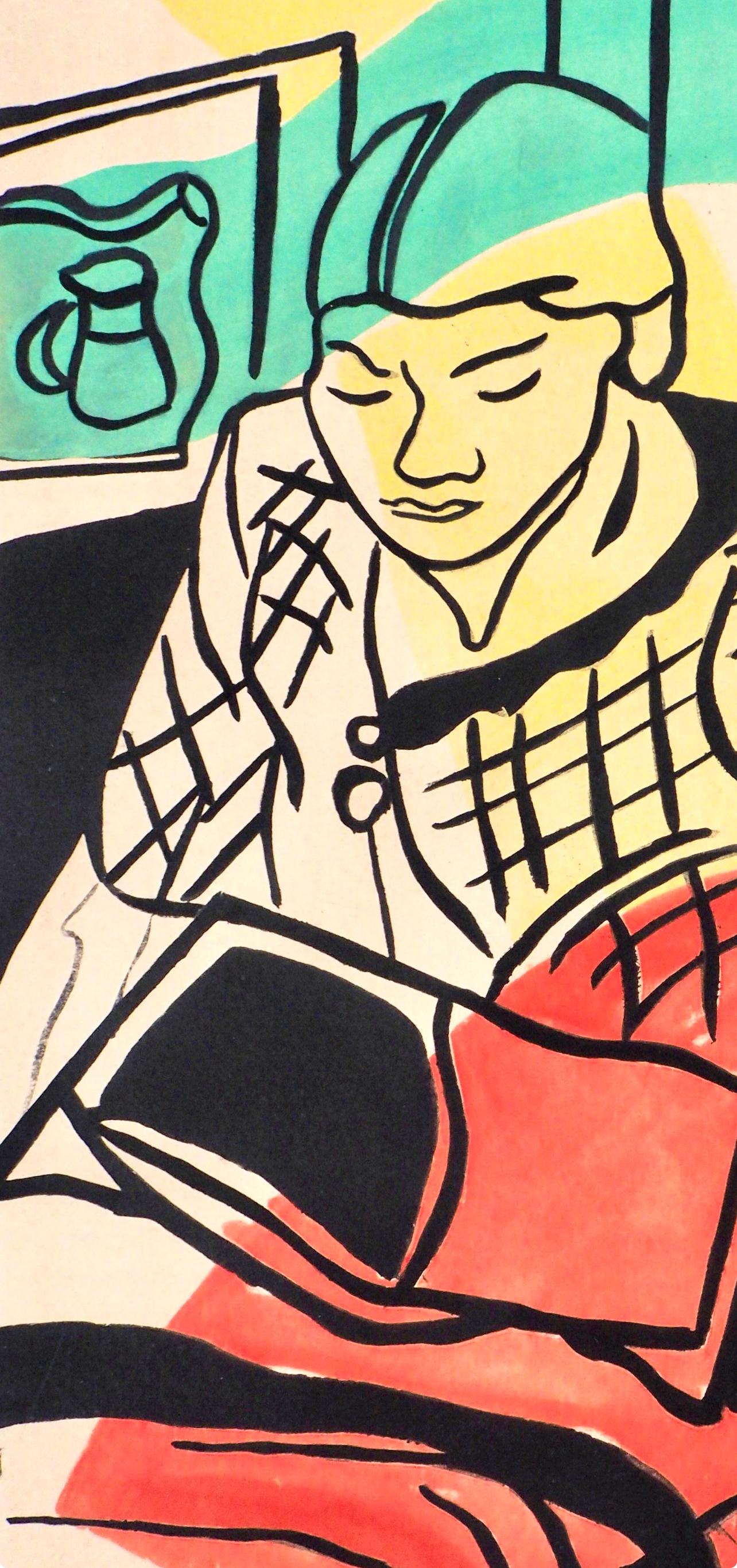 Léger, Composition, Contrastes (after) - Modern Print by Fernand Léger