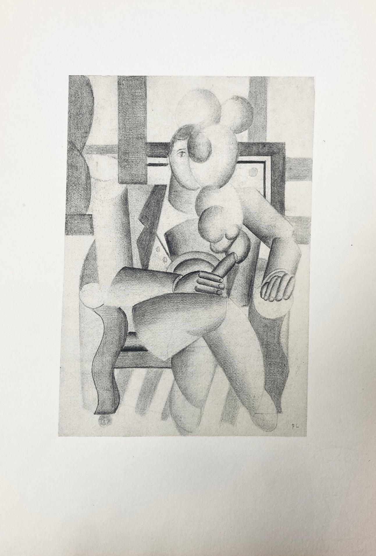 Lithograph and stencil on papier a la cuve du moulin Richard de Bas spécialement filigrané pour cette édition paper. Inscription: signed in the plate and unnumbered, as issued. Good condition. Notes: From the folio, Contrastes, 13 Aquarelles,
