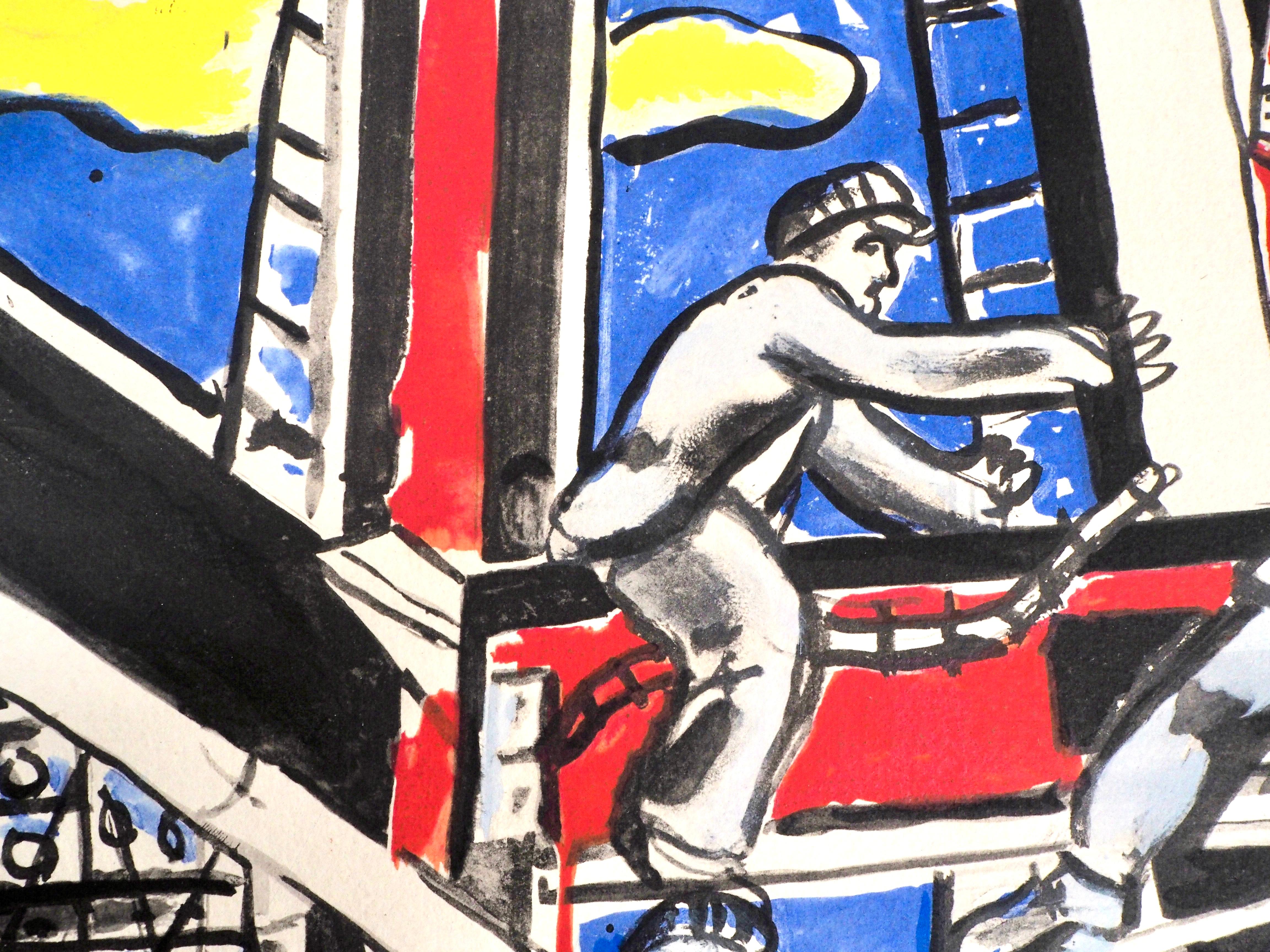 Léger, Composition, Contrastes (after) For Sale 1